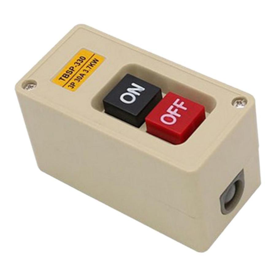 TBSP-330 3相3.7Kw 30A電源プッシュボタンスイッチステーションオン