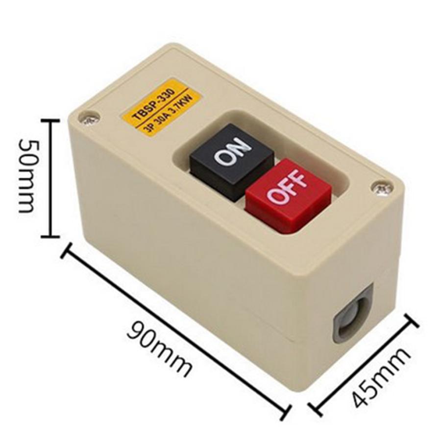 TBSP-330 3相3.7Kw 30A電源プッシュボタンスイッチステーションオン