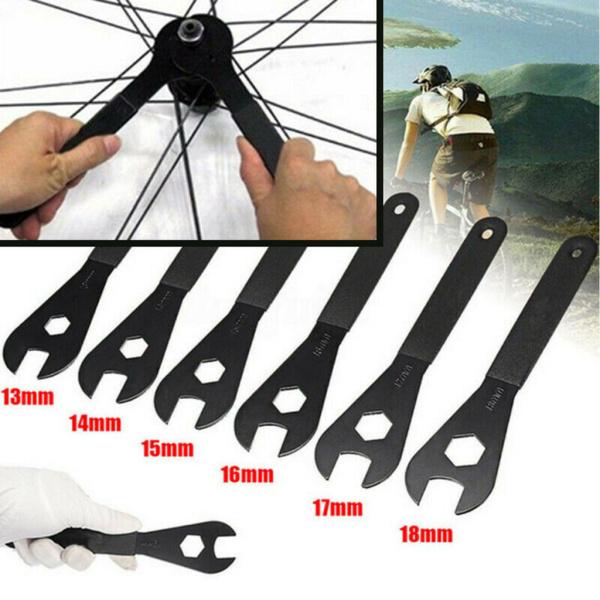 自転車ハブコーンレンチバイクホイールアクスルペダル修理スパナツール
