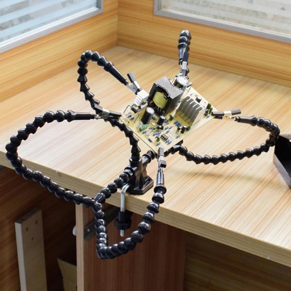 はんだ支援 黒サードハンドはんだステーション 溶接ツール 可撓性
