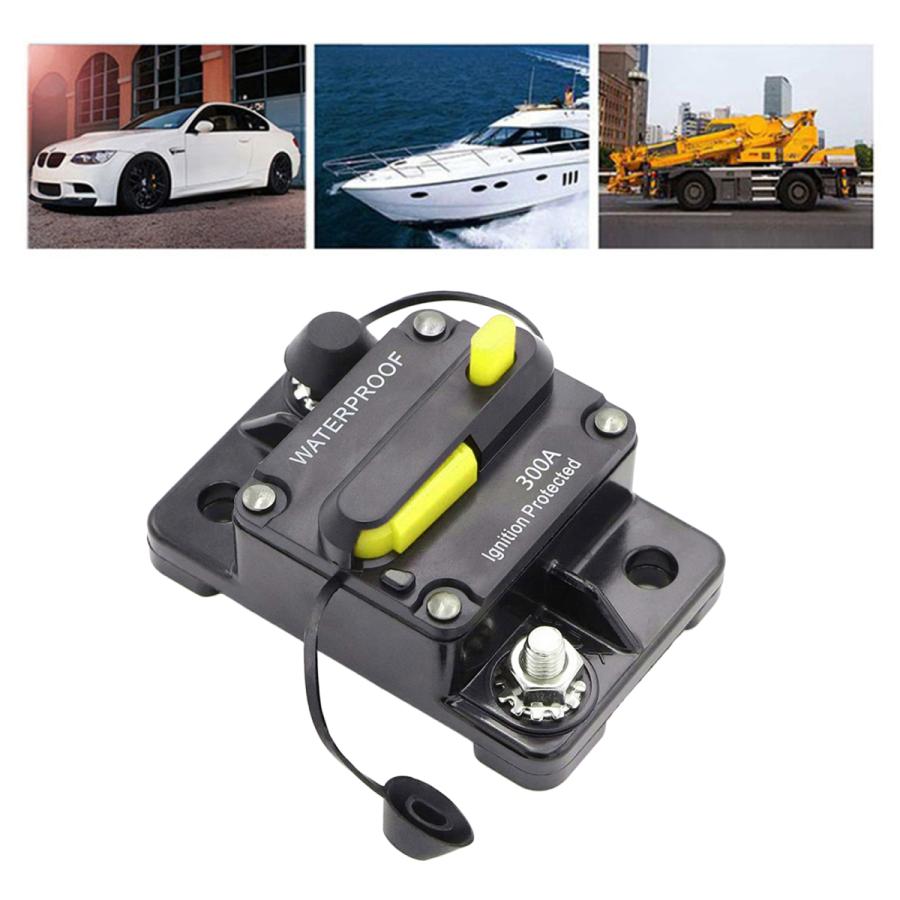 30-300AMPサーキットブレーカーIP67防水12V-48V手動リセットヒューズ300A|stk-shop|05