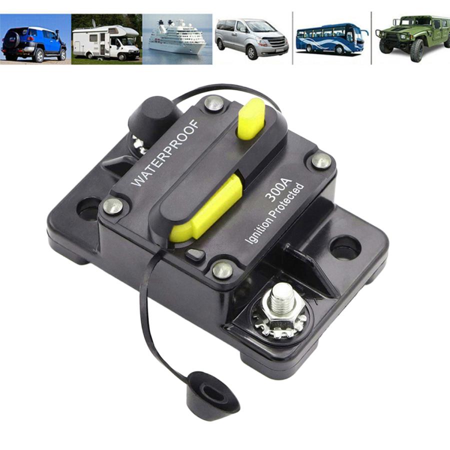 30-300AMPサーキットブレーカーIP67防水12V-48V手動リセットヒューズ300A|stk-shop|06