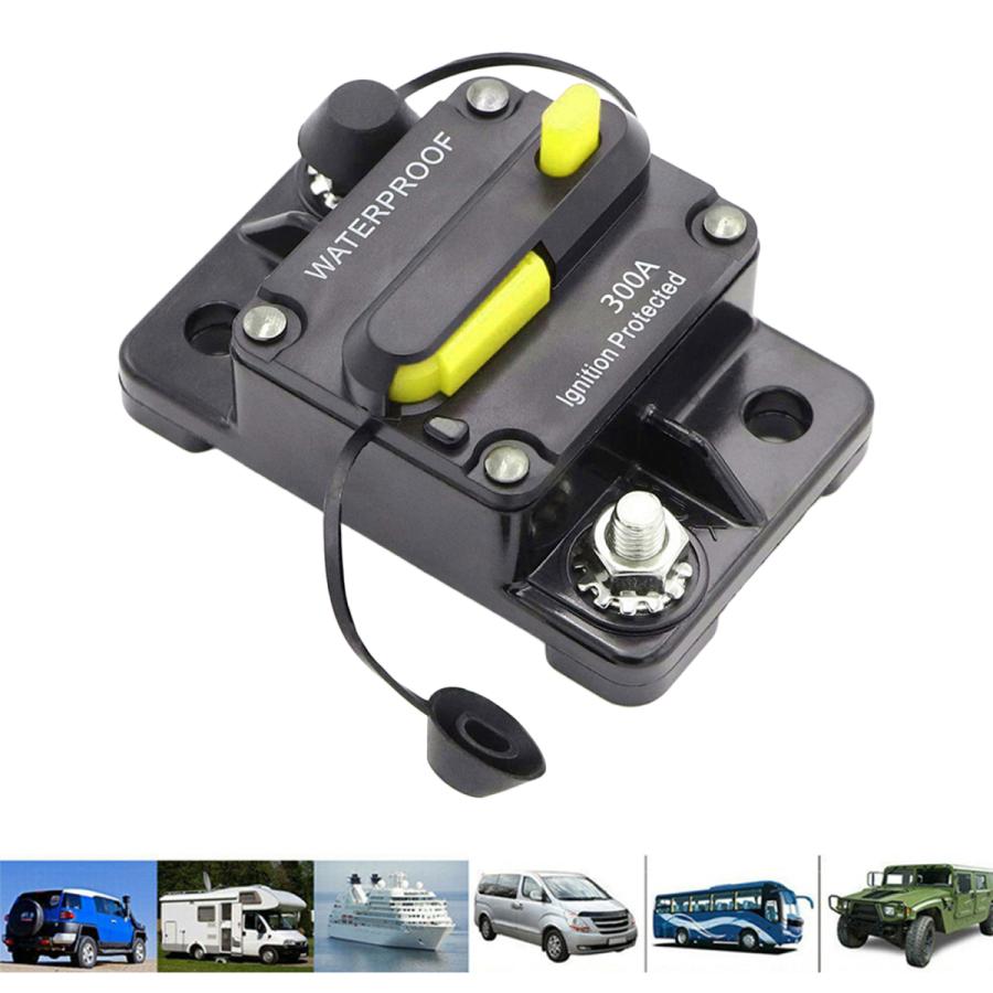 30-300AMPサーキットブレーカーIP67防水12V-48V手動リセットヒューズ300A|stk-shop|07