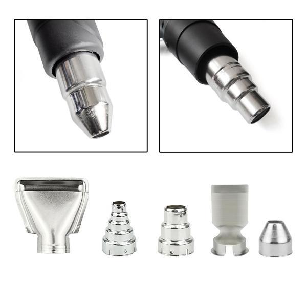 5個のヒートガンノズルキットヒートガンアタッチメント熱風ガン用修理