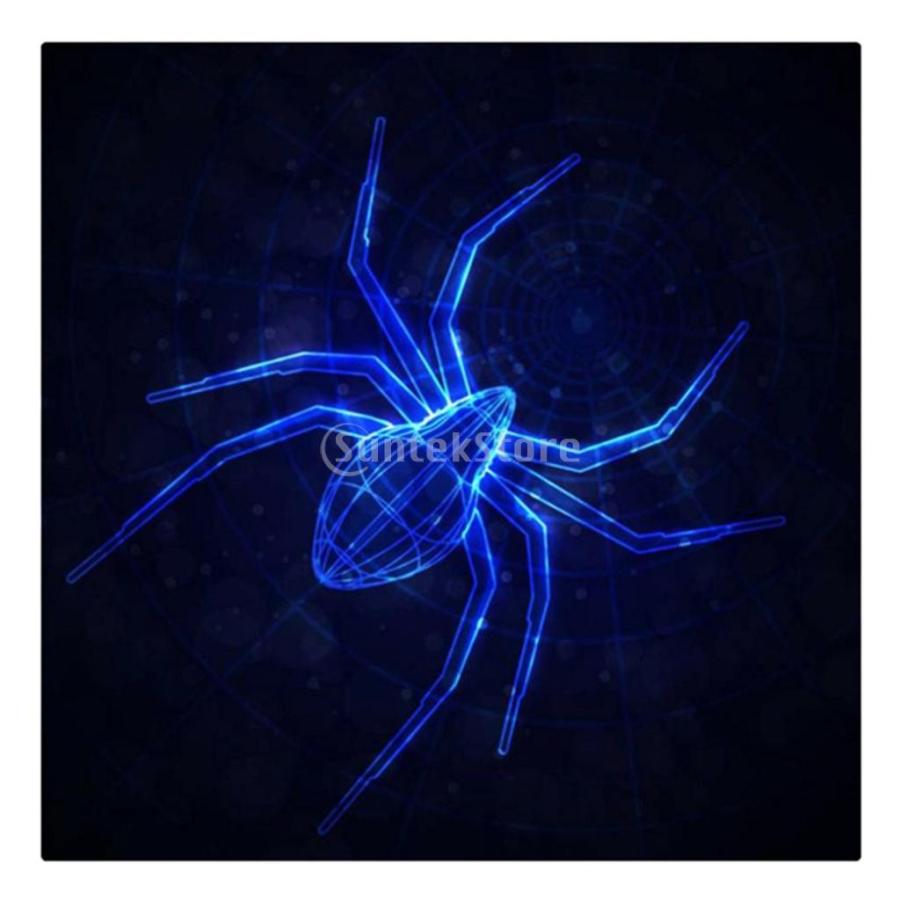 ダイヤモンドペインティング 5D DIY 絵画 ハロウィン 壁アート 全2種 - 青い蜘蛛 インテリア 新作 装飾