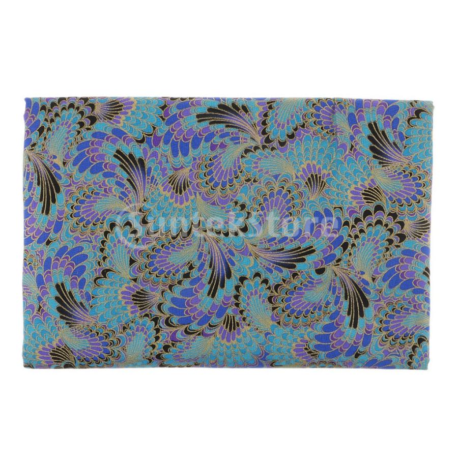 2ｍ 孔雀羽 綿 布 生地 レトロ風 手芸用品 Stkショップ 通販 Yahoo ショッピング