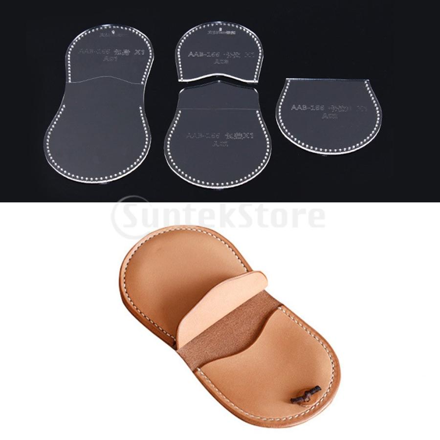 Ipotch 小銭入れ テンプレート 型紙 アクリル レザークラフト アクセサリー 道具 全2種 2 Stkショップ 通販 Yahoo ショッピング