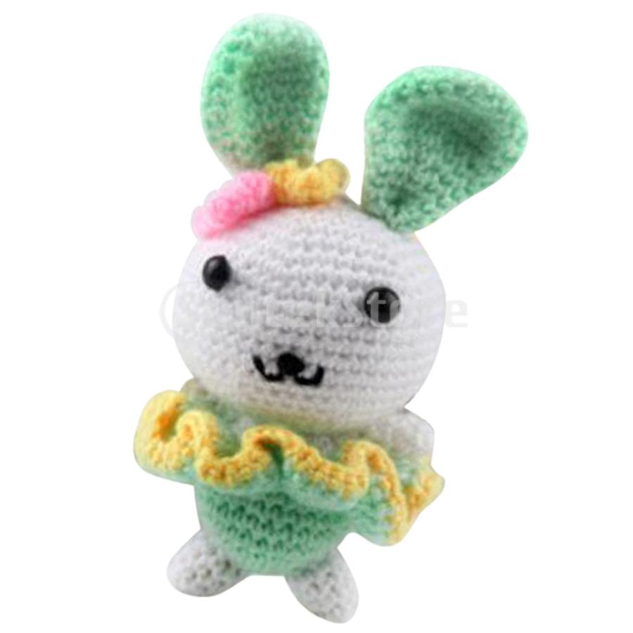 15cm ウサギ 緑 動物 あみぐるみ ぬいぐるみ 手芸キット Diy かぎ針編み Stkショップ 通販 Yahoo ショッピング