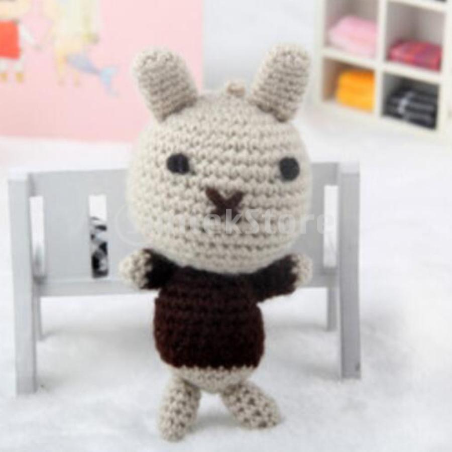 Ipotch Diy 手作り かぎ針編みキット ウサギ 動物 人形 かわいい ハンドメイド 簡単ぬいぐるみ手芸キット Stkショップ 通販 Yahoo ショッピング
