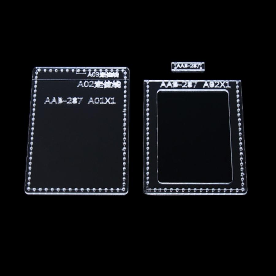 7個 透明テンプレート 型紙 カードバッグ クラッチバッグ レザークラフト 手作り ツール Stkショップ 通販 Yahoo ショッピング