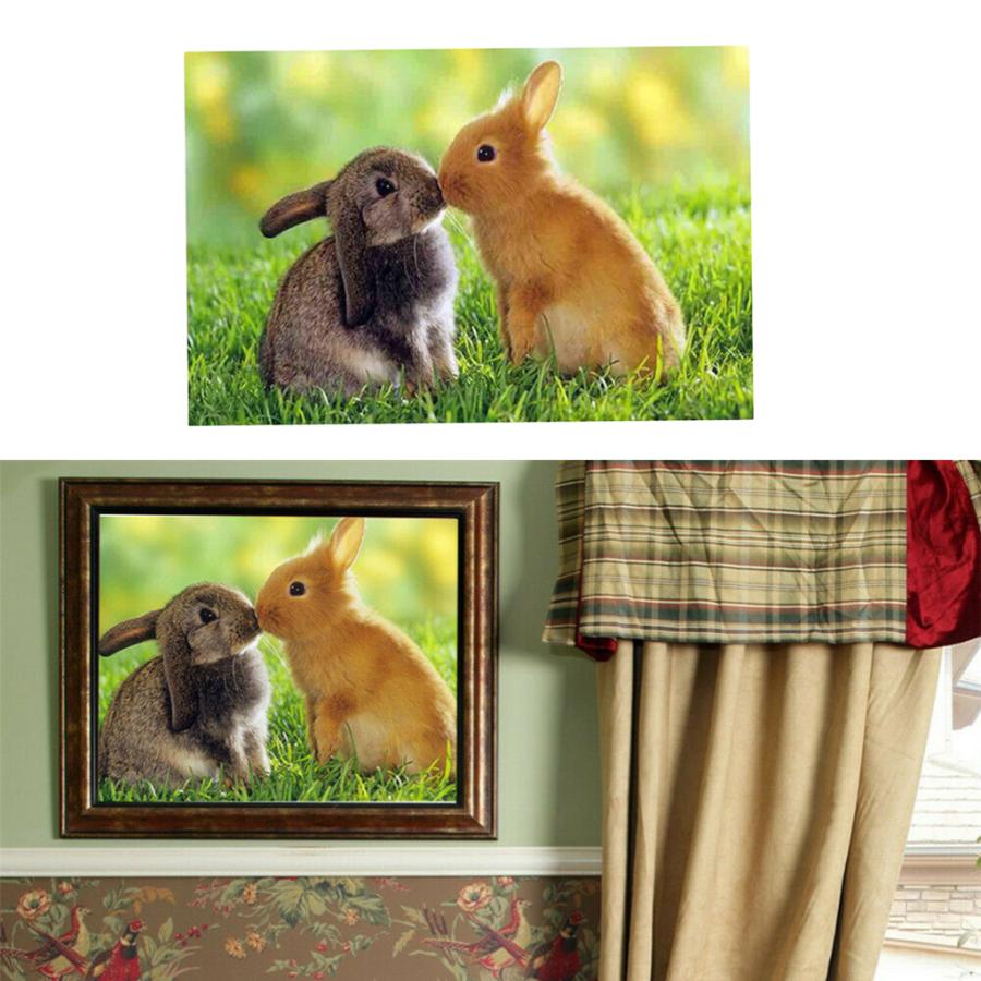 5d 手作り ダイヤモンド絵画 刺繍キット 可愛いウサギ 貼れる 母の日ギフト ホームの装飾 Stkショップ 通販 Yahoo ショッピング