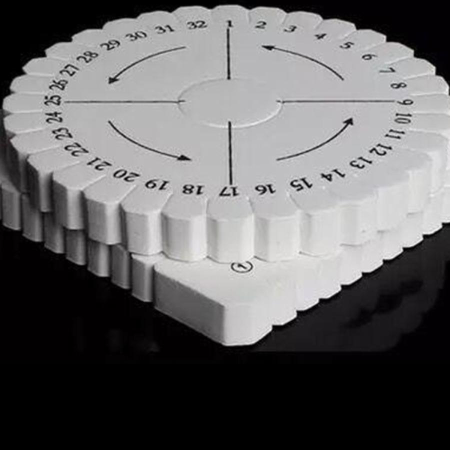 セットの2組紐ディスク.10センチメートル/3.94インチ.ラウンドスクエア