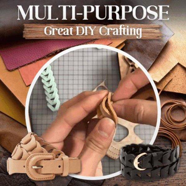 【未開封】レザークラフト キット バッグ 革細工 Amazon.co.jp: FREEBLOSS DIY 4セット レザークラフトキット