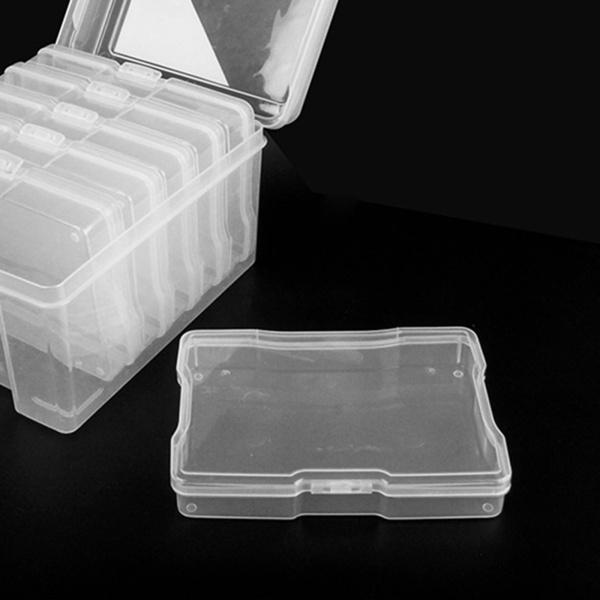 5x7インチの写真収納ボックス高品質のプラスチッククラフトオーガナイザー透明｜stk-shop｜07