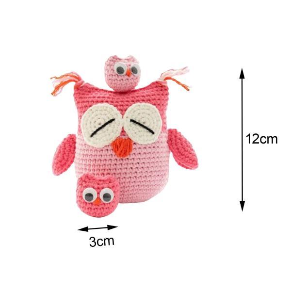 DIY DIY Owl  Crochet Kit Crocheting Craft , ピンク｜stk-shop｜08