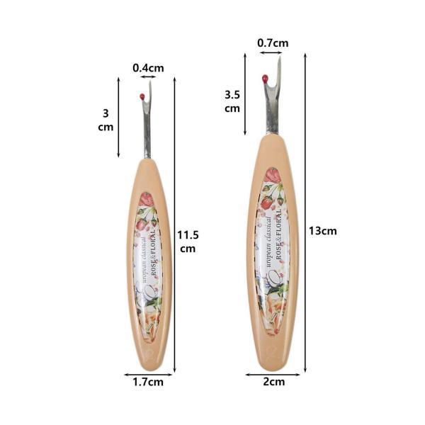 2 個縫製ステッチリッパー多目的誕生日ギフト縫製ツール糸リムーバーテーラーファッションデザイナークロスステッチ , 黄色｜stk-shop｜09