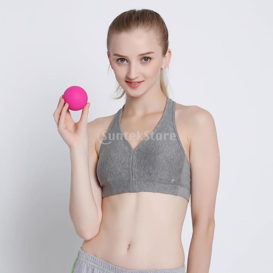 2個 マッサージボール ラクロスボール 背部 トリガ ポイント