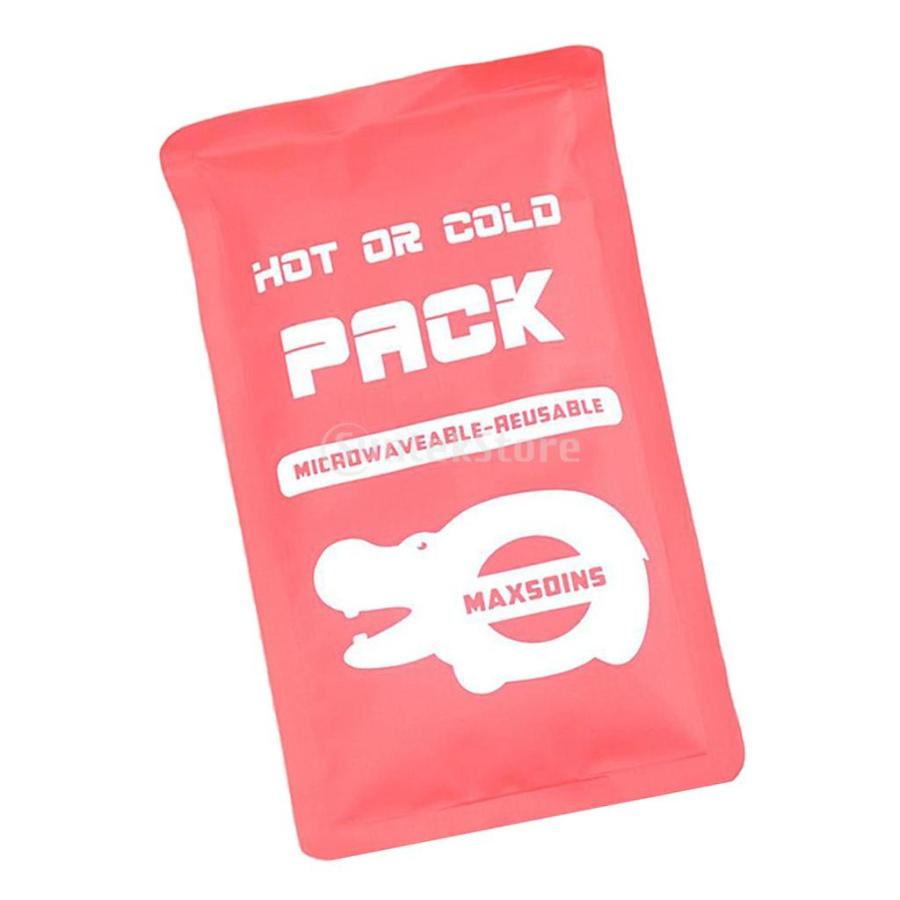 ホットコールドパック 防水 ゲル マイクロ 凍結可 ホット コールド パック 3色選べる 赤 75001086STKショップ 通販