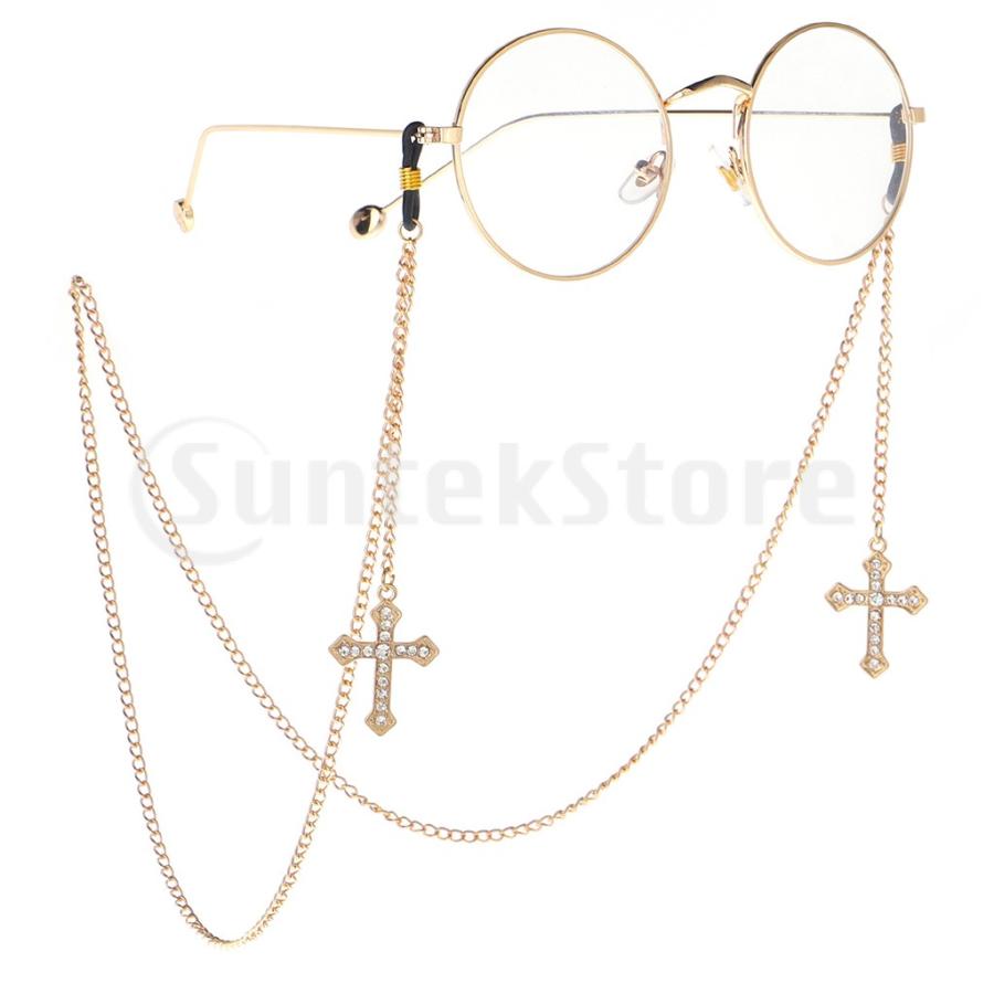 眼鏡ストラップ メガネチェーン シンプル 調整可能な ずれ落ち防止 正規品新品未使用品