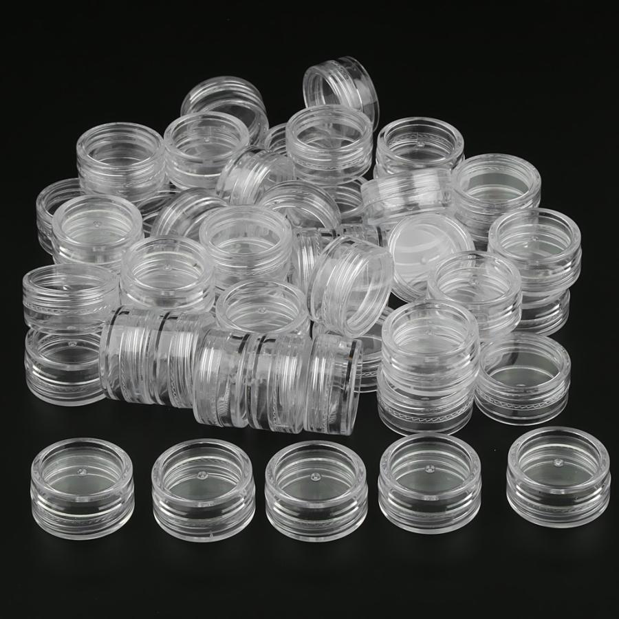 50個プラスチック化粧ポットジャーローションクリームサンプル空容器2g 75006817 Stkショップ 通販 Yahoo ショッピング