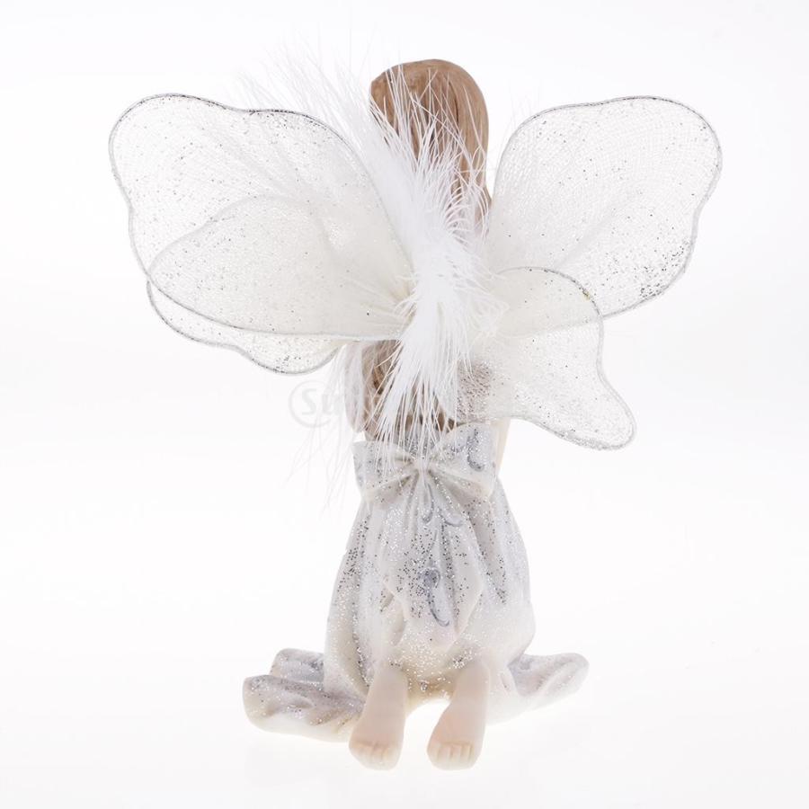 樹脂 家の装飾 置物 天使 飛行の妖精 人形 ギフト 2種選ぶ 可愛い  