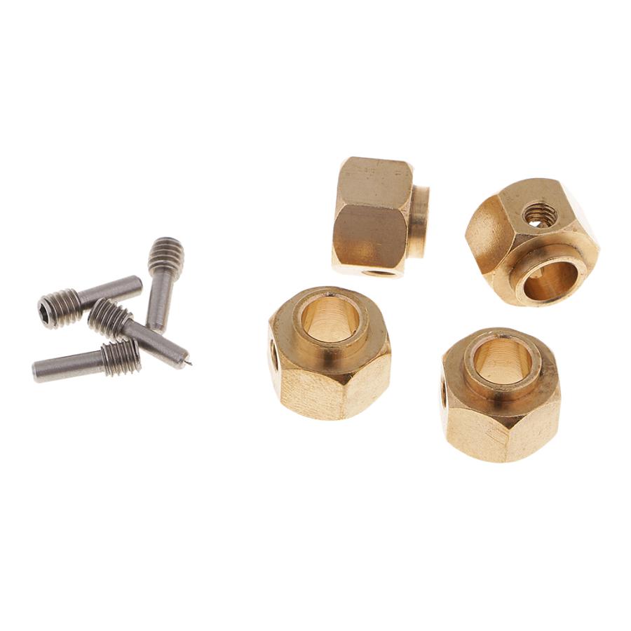 TRX4 RCクローラー8mm用4個六角ホイールハブ六角アダプター : STK