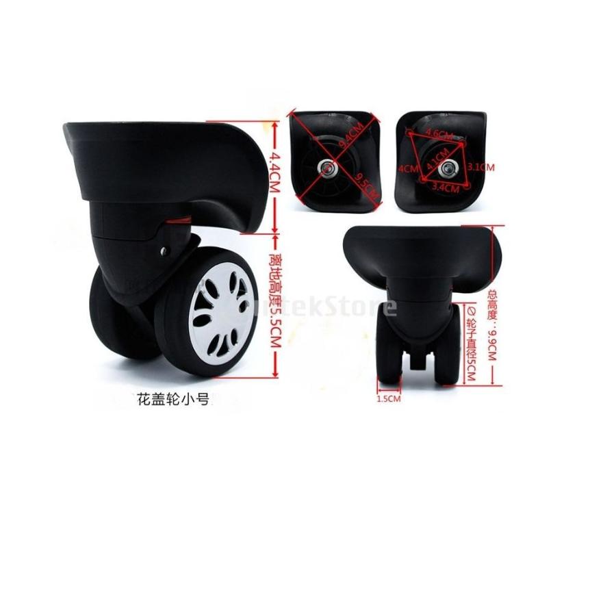 スーツケース用 ホイール スイベル 1ペア 交換キャスター 車輪部品 静音 外径50mm 汎用性 全2種 小型 Stkショップ 通販 Yahoo ショッピング