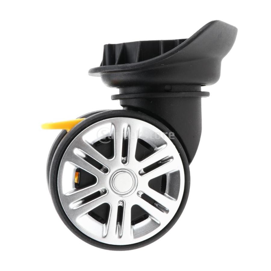 交換キャスター ブレーキ ホイール スーツケース 荷物 車輪部品 静音 外径60mm |  | 05