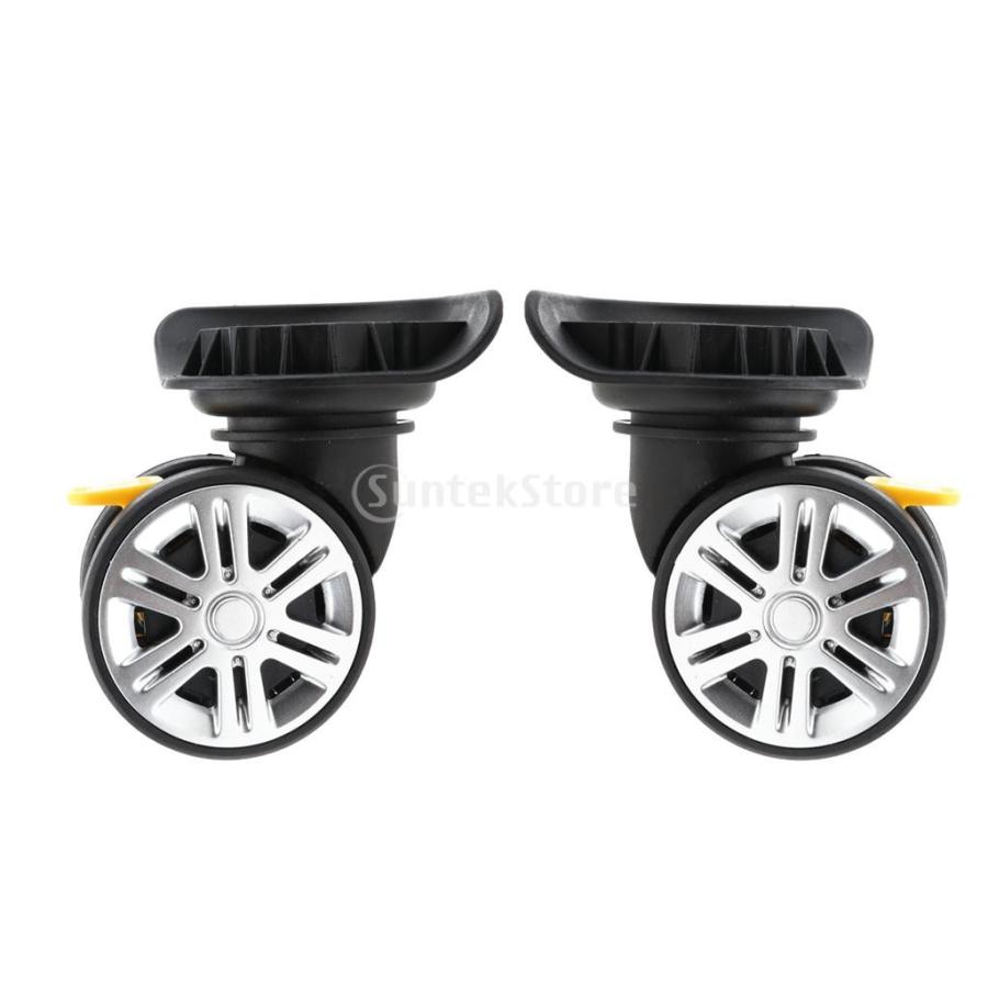 交換キャスター ブレーキ ホイール スーツケース 荷物 車輪部品 静音 外径60mm |  | 07