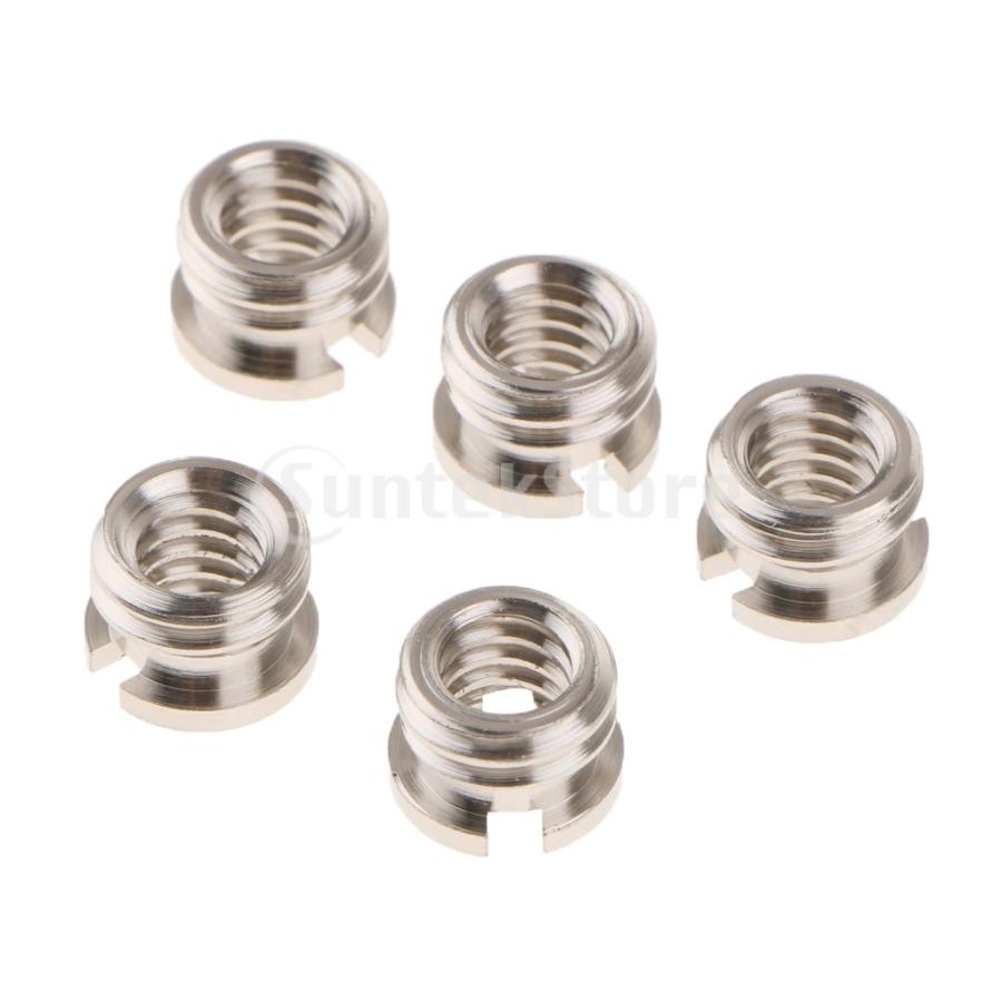 5個 1/4インチメス-3/8インチオス 三脚 変換ネジ アダプタ カメラマウント :77003419:STKショップ - 通販