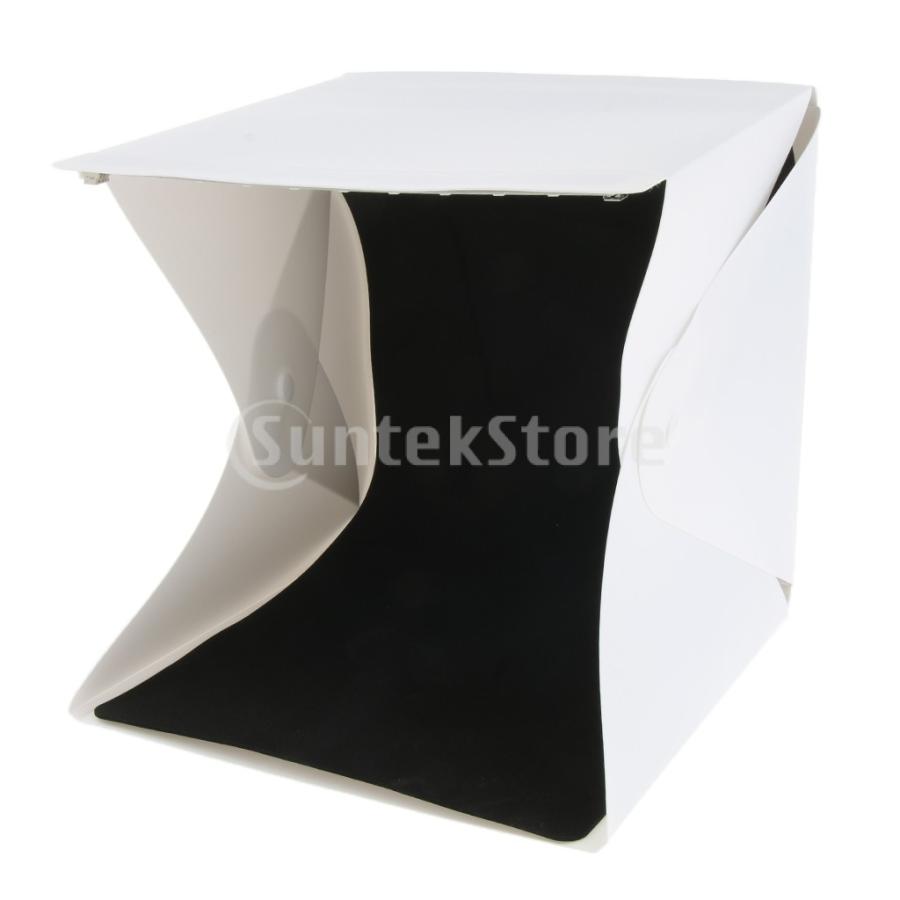 かわいい カメラアクセサリー 送料無料 小型 Led照明テントキット Uケーブル付き 黒白背景 折りたたみ 撮影ボックス 写真スタジオ Www Threeriversofs Com