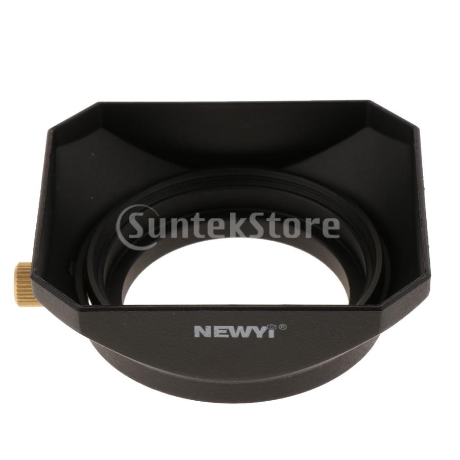 43 mmデジタル一眼レフミラーレスカメラレンズフードスクエア