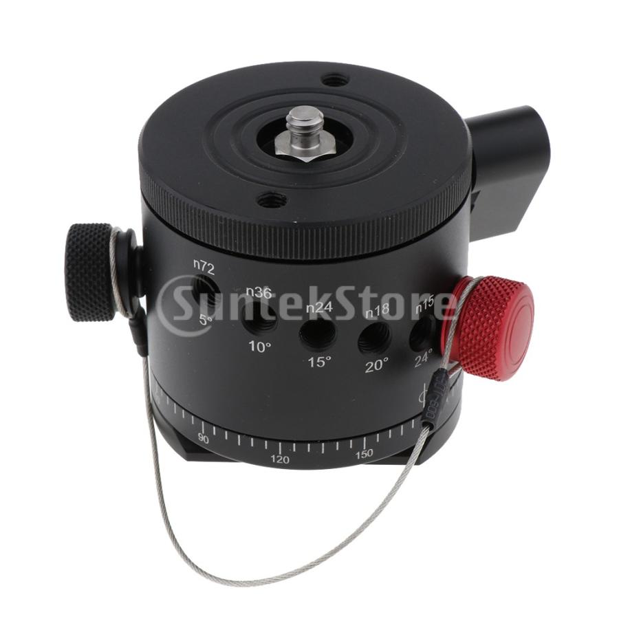 H HILABEE カメラ三脚ボールヘッド パノラマ雲台 360度回転