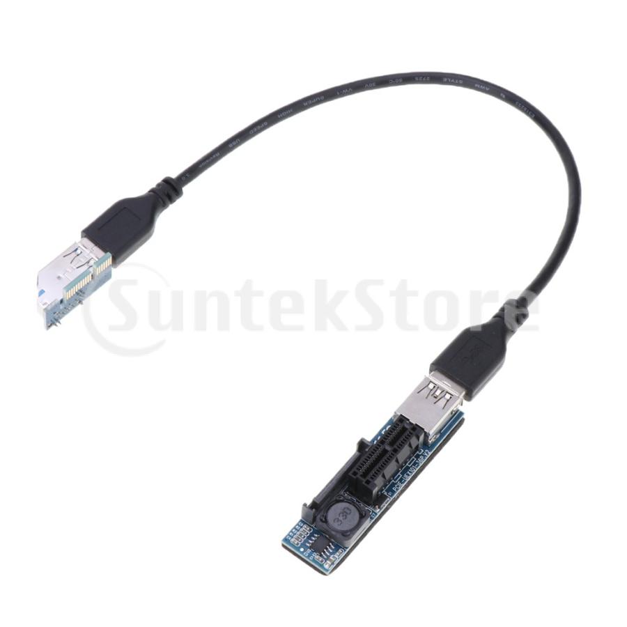 PCI-E 1X-1X延長ケーブル0.3 M U3.0 GPUエクステンダーライザー