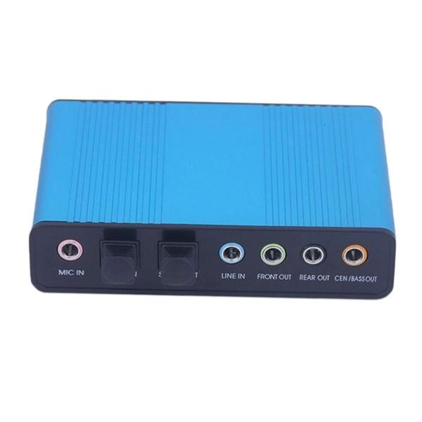 外付けサウンドカード USB to 5.1ch オーディオアダプタ 光学サウンド