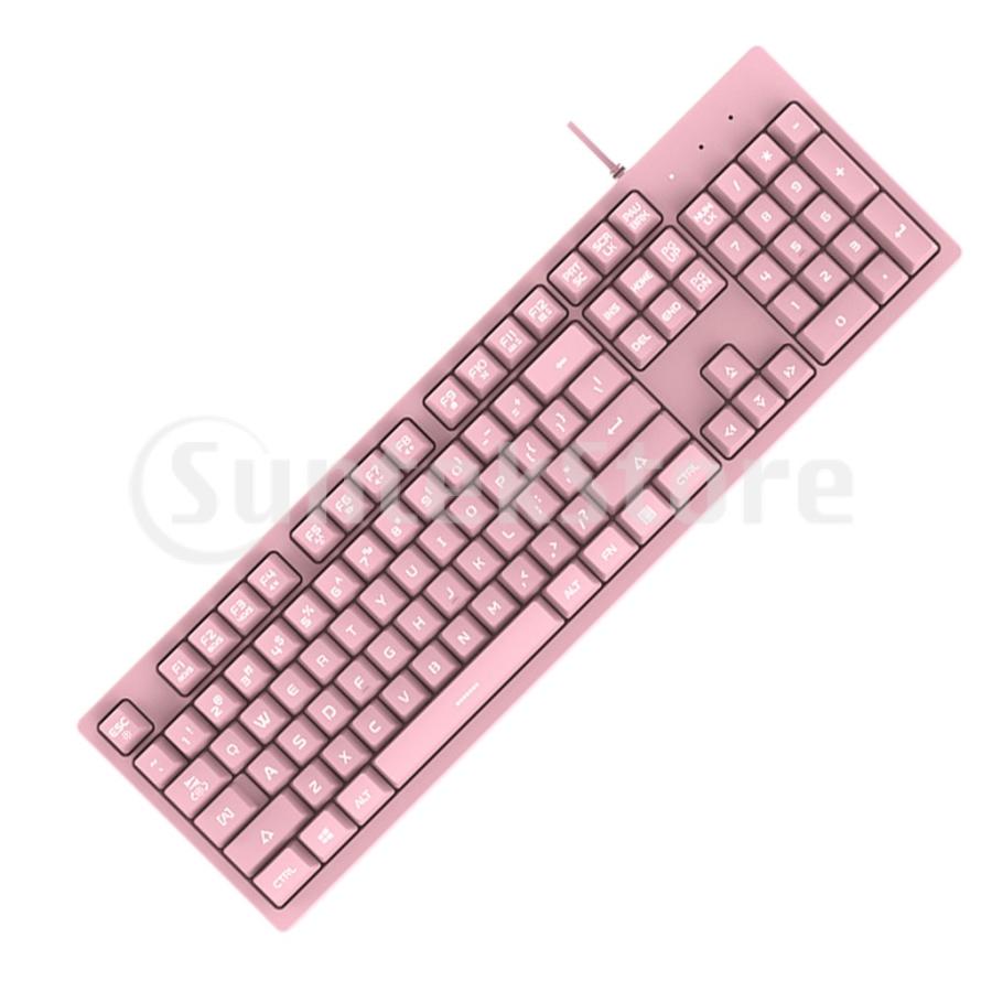 ミニメカニカル104キーキーボードコンピューター用の白い鶏のキーパッドを輝く Stkショップ 通販 Yahoo ショッピング