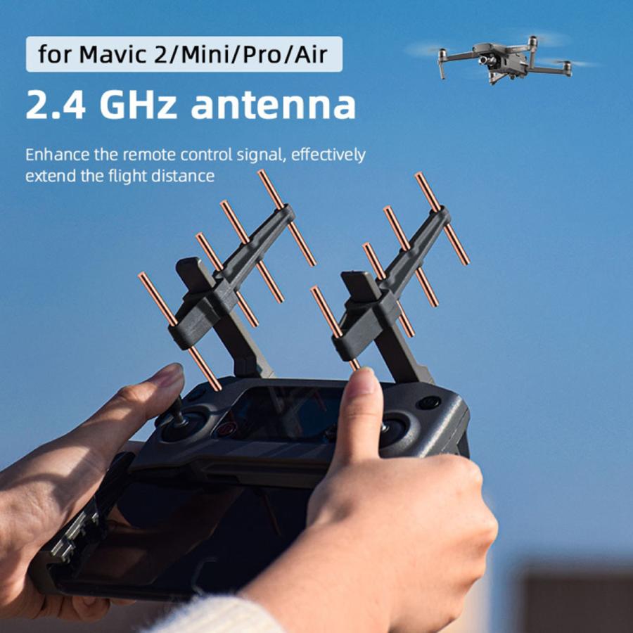 2個の信号範囲エンハンサーブースターMavic2Bla用2.4Ghz八木アンテナ範囲｜stk-shop｜03