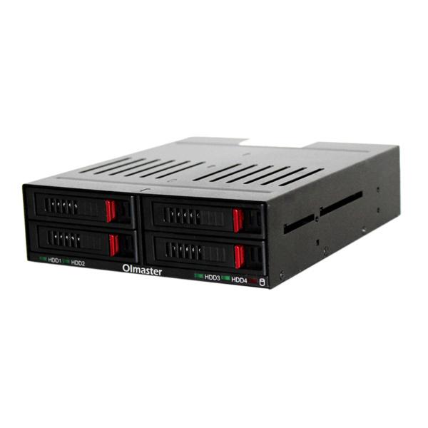2.5インチ SATA SSD 4個セット 4スロットsata内蔵ラック4 × 2.5インチハードドライブケース携帯ラック