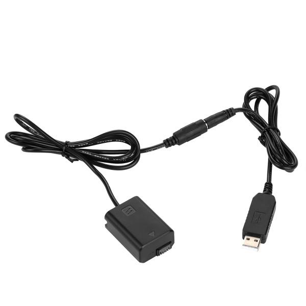 ソニーA7SA7RII A6500 A6300 A5100 A5000A3000用NP-FW50UDCカプラー
