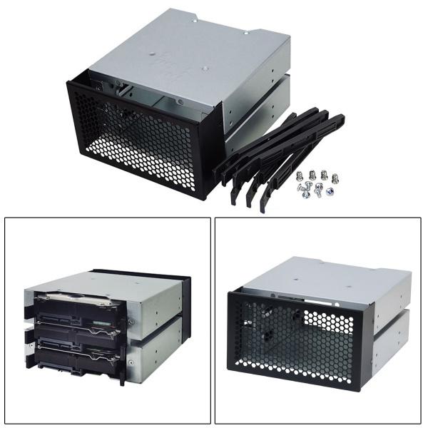 3.5 インチインチHDDハードドライブケージケースラックブラケット