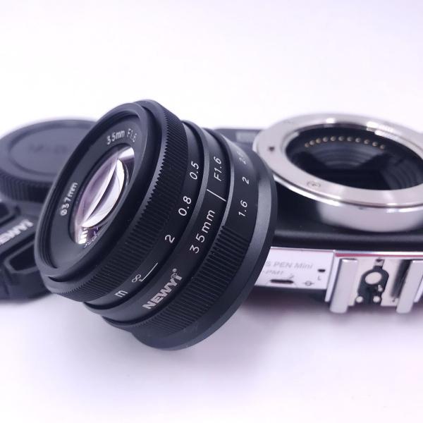 オリンパスマイクロフォーサーズカメラ用35mmf / 1.6APSCカメラレンズE