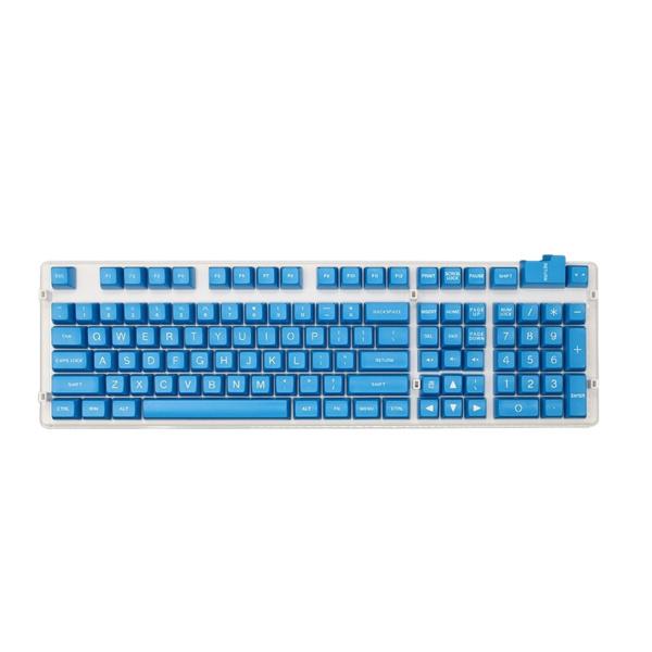 SAプロファイル108キーボードのキーキャップを設定する青い白い文字の