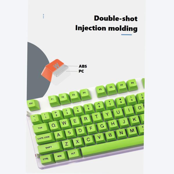 メカニカルキーボードブラウン文字のためのキーキャップを設定する