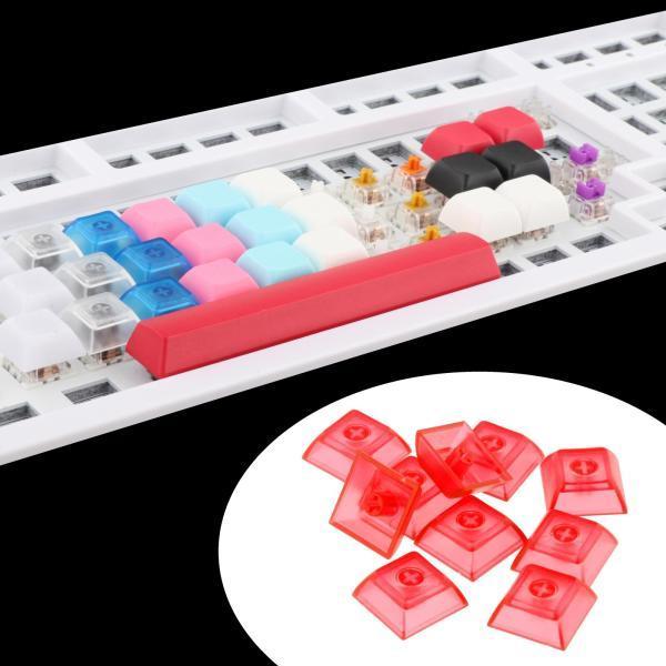 10ピース/個1U透明キーキャップキーキャップセットCHERRYMX /クローン