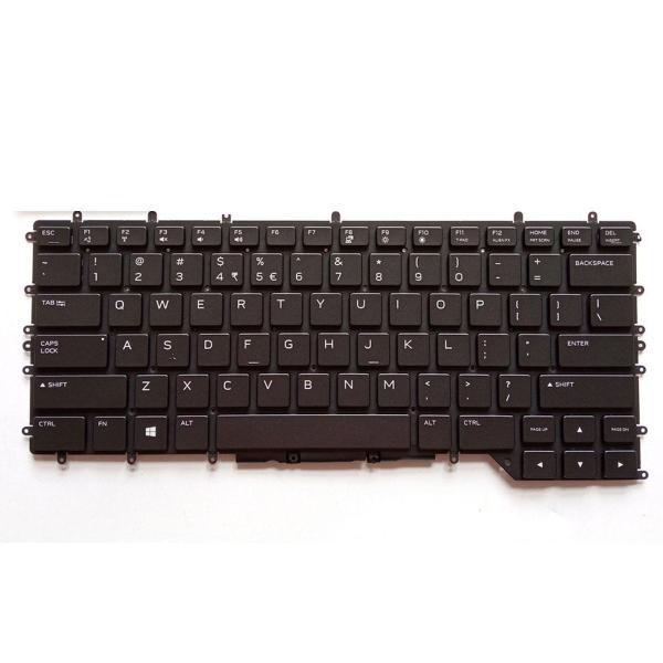 Alienware M15 R3 R4 x9JC1Xjydd用バックライトキーボードUSレイアウト 