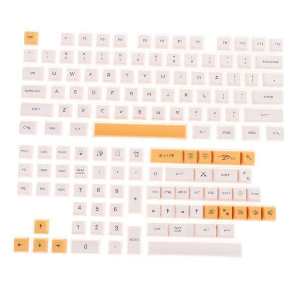 140keysPBTキーキャップハニーミルクテーマXDAプロファイルフィットMXスイッチ英語フォント｜stk-shop