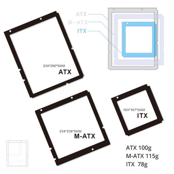 ATXメインボード装飾ランプストリップミディアム用バックライト5VATXRGBバックプレート｜stk-shop｜03