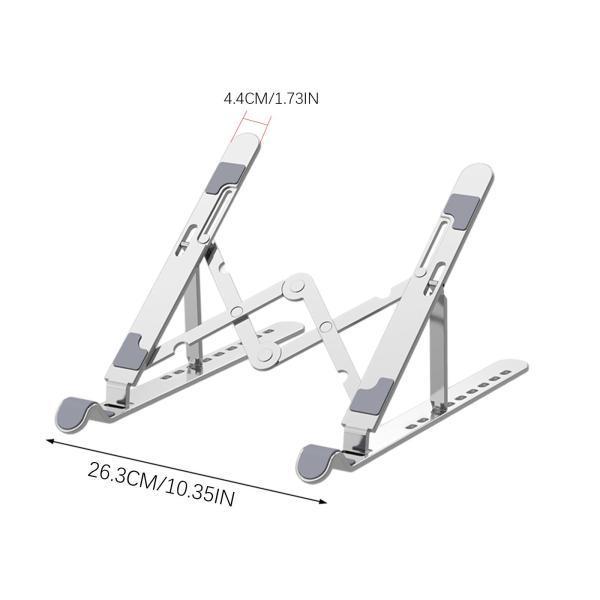 ラップトップ スタンド ノート パソコン スタンド 折りたたみ 机上 冷却 放熱 高さ調整可能 角度調整可能｜stk-shop｜06