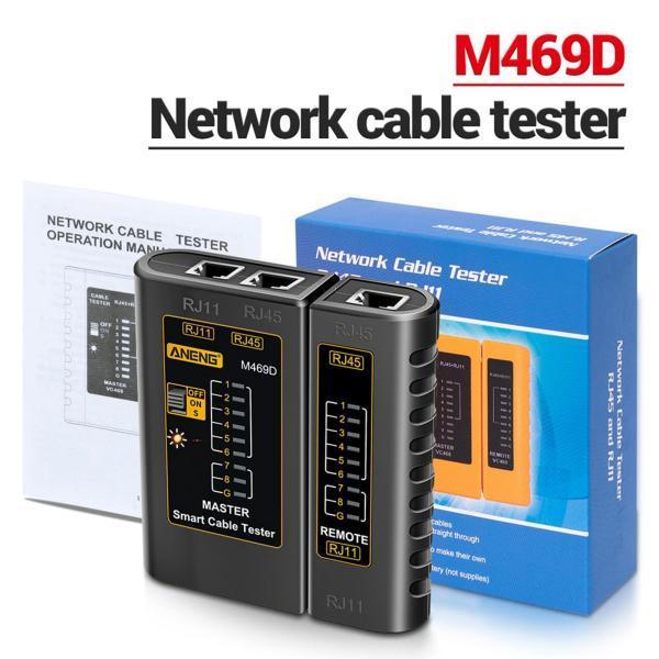M469Dネットワークケーブルテスター、ネットワークツール、RJ45 + RJ11、個別の設計、ルーター電話回線スイッチネットワークケーブル｜stk-shop｜07