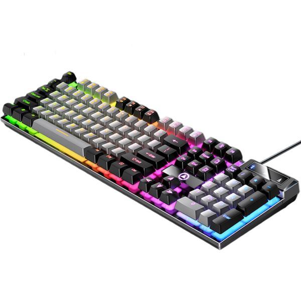 PCゲームオフィス用メカニカルゲーミングキーボードUSBRGBバックライト